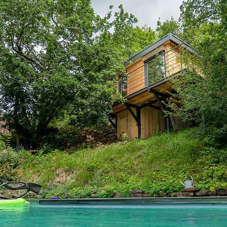 Le Moonloft Insolite Tiny-House Dans Les Arbres & 1 Seance De Sauna Pour 2 Avec Vue Panoramique Osenbach Εξωτερικό φωτογραφία
