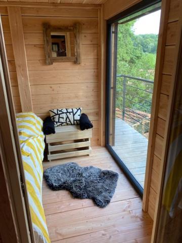 Le Moonloft Insolite Tiny-House Dans Les Arbres & 1 Seance De Sauna Pour 2 Avec Vue Panoramique Osenbach Εξωτερικό φωτογραφία
