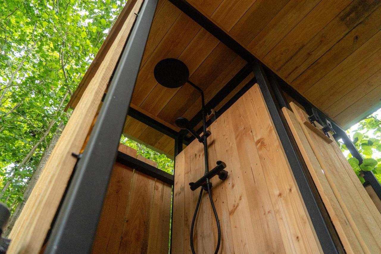 Le Moonloft Insolite Tiny-House Dans Les Arbres & 1 Seance De Sauna Pour 2 Avec Vue Panoramique Osenbach Εξωτερικό φωτογραφία